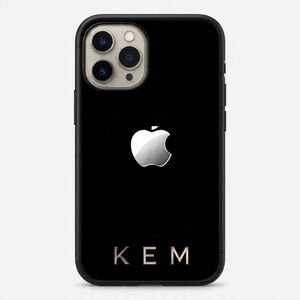 Apple Black and Silver iPhone Case